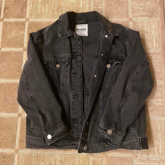 Garage black denim jacket - Picture 1 of 2